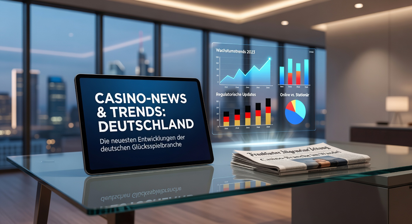 Grafik zeigt den steigenden Bruttospielertrag der staatlich lizenzierten Casinos in Deutschland von 2024 auf 2025 mit Rekordwerten