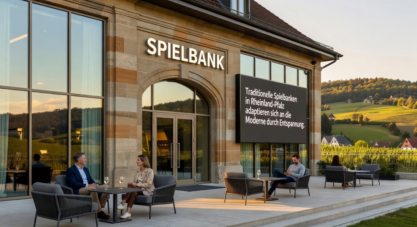 Besucher in einem deutschen Casino genießen Slot-Maschinen und Tischspiele während des Rekordjahrs 2025