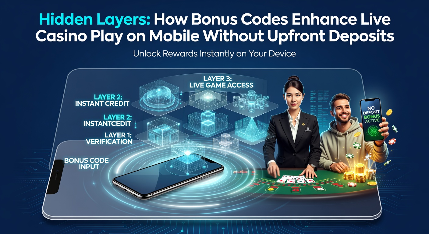 Live-Casino auf dem Mobilgerät mit aktiviertem Bonus-Code